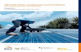 Off-Grid Power Conference and Exhibition · 2 With high-efficient solar technology, Off-Grid power is one silver bullet for electrifying rural areas and alleviating poverty. At Intersolar