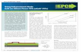 Using Enhancement Mode GaN-on-Silicon Power FETs (eGaN ... · After 30 years, silicon MOSFET develop - ment has approached its theoretical limits. Prog- ress in silicon has slowed
