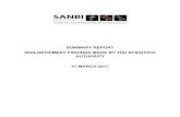 SUMMARY REPORT NON-DETRIMENT FINDINGS MADE BY THE ... · 2 Introduction In accordance with sections 61 and 62 of the National Environmental Management: Biodiversity Act (NEMBA) No.