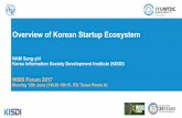 Overview of Korean Startup Ecosystem - TT · Overview of Korean Startup Ecosystem NAM Sang-yirl Korea Information Society Development Institute (KISDI) WSIS Forum 2017 Monday 12th