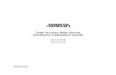 Total Access 900e Series Hardware Installation Guide · ADTRAN IADs for Internet Protocol (IP) telephony service providers (suc h as CLECs, ILECs, and ISPs). Total Access 900e Series