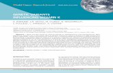 GENETIC VARIANTS INFLUENCING VITAMIN K - wcrj.net · 2 GENETIC VARIANTS INFLUENCING VITAMIN K vitamin K3 in radiotherapy with EGFR inhibitors erlotinib and cetuximab, and a case study