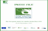 PRESS FILE - ewwr.eu · 135 actions validated, for instance the “Grand Concours du Mois de la Récup' 2015”, engaging participants in a giant treasure hunt in different waste