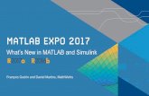 What’s New in MATLAB and Simulink - matlabexpo.com · 3 Machine Learning Regression Learner app – Choose from multiple algorithms – Train and validate multiple models – Assess