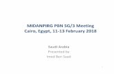 MIDANPIRG PBN SG/3 Meeting Cairo, Egypt, 11‐13 February 2018 SG3/PPT12.pdf · PBN SG/3 Cairo, Egypt, 11‐13 February 2018 3 National PBN Implementation Plan International airports