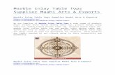 Marble Inlay Table Tops Supplier Maahi Arts & Exports