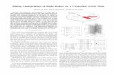 Sliding Manipulation of Rigid Bodies on a Controlled 6-DoF ... · as a point mass [9] or an extended planar object with linear pressure distribution [10]—and the predicted force