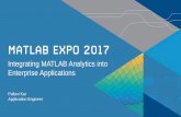 Integrating MATLAB Analytics into Enterprise Applications file2 Analytics understand what has happened, predict what will happen, and suggest decisions or actions. Descriptive & Diagnostic