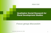 Qualitative Social Research for Rural Development Studies · “Qualitative Social Research for Rural Development Studies” Alwin Keil Ranking and scoring techniques are often applied