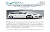 Autonomous Vehicle Implementation Predictions · Autonomous Vehicle Implementation Predictions: Implications for Transport Planning Victoria Transport Policy Institute 3 Introduction