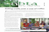 Selling crafts over a cup of coffee - ntfp.org · Oct 2005 din dito ang iba’t-ibang katutubo na galing sa iba’t-ibang bahagi ng Pilipinas. Isang napakagandang bunga ng pagkakasali