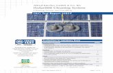Alfred Kärcher GmbH & Co. KG iSolar800 Cleaning System · DLG Test Report 6103 F Page 2 of 12 Test Result Design Cleaning Brushes Solar cleaning system consisting of two contra-rotating