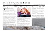 Niftynotes - Diocese of Southwell & Nottinghamsouthwell.anglican.org/wp-content/uploads/2013/05/Mar17NN_Layout-1.pdf · T he Archbishops of Canterbury and York are inviting every