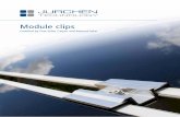 Module clips - jurchen-technology.com · Practical security bar to prevent module strains n Completely pre-assembled available Optional available anti-theft protection Also available