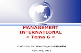 MANAGEMENT INTERNATIONAL = Curs 6 MI/Materiale Irina 2016/07 Coordonarea-MRU in... · - Aptitudinile de relatii interpersonale. 3. Selectarea RU in context international (5) ...