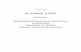 Dr. TAHAR LAOUI - sharjah.ac.ae. Tahar... · Majed Almazmoumi, “Failure of Main Seawater Cooling pump in a MSF Desalination Plant”, (082), May 2009. 3. Abdulaziz Aziz, “Steam