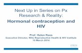 Hormonal contraception and HIV - AVAC March... · The global impact of an interaction between injectable hormonal contraception and HIV risk Method mix: among currently married (CM)
