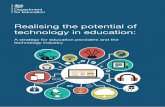 Realising the potential of technology in education · Section 2 Section 3 Section 4 ..... Section 5 Section 6 Section 7 Section 8 Section 9 ... We have a longstanding history of innovation