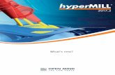 CAM software: hyperMILL Version 2017 - openmind-tech.com · CAD®-S fully exploits the performance offered by contemporary hardware systems to create digital manufactu- ring data.