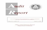 Office of the Inspector General Department of Defense · report discusses the reliability and completeness of the information used to compute and report the DoD environmental liability