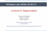 Lecture 0: Organization - inet.tu-berlin.de fileGeneral Information: Module ... Grading (Portfolioprüfung) − 10 assignments in total − Assignments 01 and 02 together: Oral exam