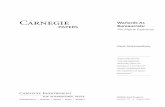 Warlords As Bureaucrats: The Afghan Experience · Carnegie PAPERS Warlords As Bureaucrats: The Afghan Experience Dipali Mukhopadhyay Middle East Program Number 101 n August 2009 Organically