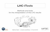 LHC-iTools fileLHC-iTools Methods and tools for the interpretation of the LHC results Sabine Kraml - conseil scientiﬁque - 23 Jan 2018