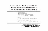 COLLECTIVE BARGAINING AGREEMENT - APWUMar16'17] Online... · COLLECTIVE BARGAINING AGREEMENT Between American Postal Workers Union, AFL-CIO And U.S. Postal Service May 21, 2015 September