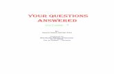 Your Questions Answered Volume7 - Knowledge · your questions answered volume 7 BY: Sayyid Saeed Akhtar Rizvi Published by: Bilal Muslim Mission of Tanzania S.L.P. 20033 Dar es Salaam