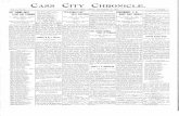 CAs S CITY CHR ONICL, E - Rawson Memorial District Librarynewspapers.rawson.lib.mi.us/chronicle/ccc1917 (E)/issues/09-21-1917.pdf · CAs S CITY CHR ONICL, E / Vol. 13, No. 22. CASS