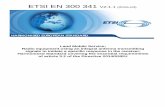 EN 300 341 - V2.1.1 - Land Mobile Service; Radio equipment ... · ETSI 6 ETSI EN 300 341 V2.1.1 (2016-03) Intellectual Property Rights IPRs essential or potentially essential to the