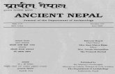 Ancient Nepal (प्राचीन नेपाल), Journal of the Department ... · ANCIENT NEPAL Journal of the Department of Archaeology Number 147 June 2001 Editorial Board