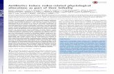 Antibiotics induce redox-related physiological alterations ... · resulting in cell death. Rather than refute this traditional view of antibiotic action, the hypothesis extends it