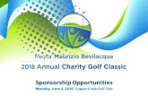 Monday, June 4, 2018 Copper Creek Golf Club - vaughan.ca Documents... · Monday, June 4, 2018 Copper Creek Golf Club 11191 Hwy 27 | Vaughan #MBGivesBack Join the conversation! VaughanMayorsGolf.ca