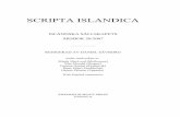 Scripta Islandica 58 (2007) - uu.diva-portal.orguu.diva-portal.org/smash/get/diva2:436596/FULLTEXT01.pdf · SCRIPTA ISLANDICA ISLÄNDSKA SÄLLSKAPETS ÅRSBOK 58/2007 –––––––––––