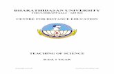 BHARATHIDASAN UNIVERSITY OF SCIENCE.pdf · Chairman Dr.V.M.Muthukumar Vice -Chancellor Bharathidasan University Tiruchirapplli -620 024 Vice -Chairman Dr.C.Thiruchelvam Registrar