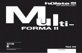 FORMA II - huelsta.com · MULTI-FORMA II 3 TI-FORMA II E 5.2018 Important notes: Generally speaking, you as a dealer/qualified fitter are responsible for the correct wall mounting
