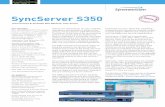 S350 AUG 08 - marubun.co.jp · SyncServer S350 Ultra Precise & Versatile GPS Network Time Server Setting new standards for security, reliability, redundancy and versatility in network