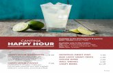 Available in the Dining Room & Cantina CANTINA HAPPY HOUR3xf6yk2rw4071c97gp1p2v4f- · PDF fileP2 1905 HAPPY HOUR MUNCHIES CANTINA NACHOS 3.00 Real nachos, real cheese, beans, tomatoes