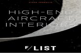 hIGh-end aIrcraft InterIors - f-list.at · F/ LIST stone products combine the natural beauty and durability of real stone with enormous weight savings. In addition to the standard
