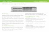 MS Cloud Managed Switches - euristel.com · Datasheet | MS Switch Series Overview The Cisco Meraki MS is the world’s ﬁrst cloud-managed switch, bringing the beneﬁts of the cloud
