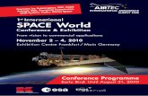 1st International SPACE World - informatik.uni-wuerzburg.de fileThe fascination of space exploration and the fast developing business opportunities – in particular in commu- nications,