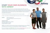 START YOUR OWN BUSINESS WITH AMWAYcontent.amway.com.au/Gallery/Media/PDF/ZA/Downloads/Media/Protea Urban... · START YOUR OWN BUSINESS WITH AMWAY Amway Southern Africa is part of