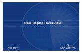 DeA Capital XXXXXXXXXXX [TITOLO] DeA Capital overvie · • LPX 50 is the most widely used global listed private equity stock index. Its Its geographical composition is: 35% Europe