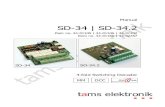 SD-34.2 | 4-fold Switching Decoder - produktinfo.conrad.com · module, and operation. Before you start, we advise you to read the Before you start, we advise you to read the whole