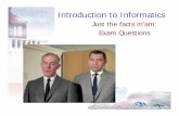 Introduction to Informatics - Informatics: Indiana University · Luis M.Rocha and Santiago Schnell The Nature of Information Symbols and Information Quantity