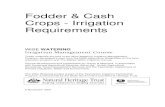 Fodder & Cash Crops - Irrigation Requirements -V2.pdfآ  7 Crop & Fodder Needs, V2.doc 01/11/02 Page