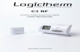 COMPUTHERM Q3 RF - Logictherm · head of the radiator valve with manual control knob or adjust it to maximum temperature in the room where the room thermostat is to be located, otherwise