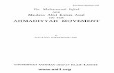 Dr. Muhammad Iqbal and Maulana Abul Kalam Azad on the ... · Title: Dr. Muhammad Iqbal and Maulana Abul Kalam Azad on the Ahmadiyyah Movement — Author: Maulana Muhammad Ali Subject: