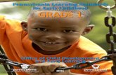 Pennsylvania Learning Standards for Early Childhood GRADE 1 · 1. Standards Learning standards provide the framework for learning . They provide the foundational information for what